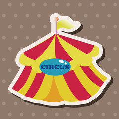 circus tents theme elements
