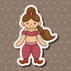 Aladdin princess theme elements