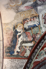 Natività; affresco, chiostro del Duomo di Bressanone
