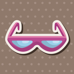 glasses theme elements