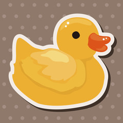 bathroom duck theme elements