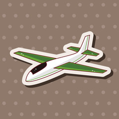 transportation airplane theme elements