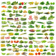 vegetable isolated on a white background © sommai