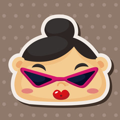 person character teacher theme elements