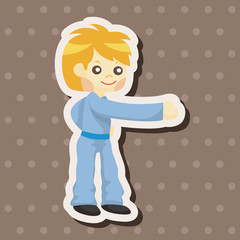 Kung fu theme elements