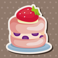 decorating cake theme elements