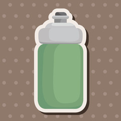 Bicycles equipment theme elements