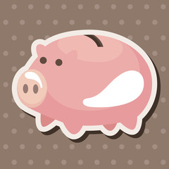 piggybank theme elements