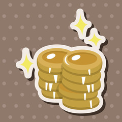 Financial money theme elements