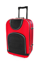 Suitcase isolated on white