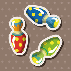 circus performance props theme elements