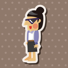 person character teacher theme elements