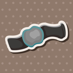 hockey equipment theme elements