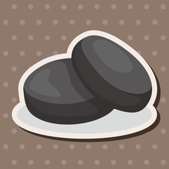 hockey equipment theme elements