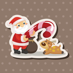 santa claus theme elements