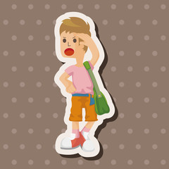 boy character theme elements