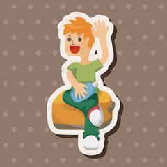 boy character theme elements