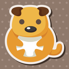 animal dog cartoon theme elements