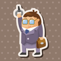 Office workers theme elements