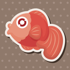 sea animal fish cartoon theme elements