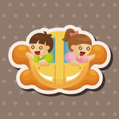 Amusement park facilities theme elements