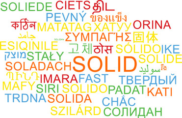 Solid multilanguage wordcloud background concept