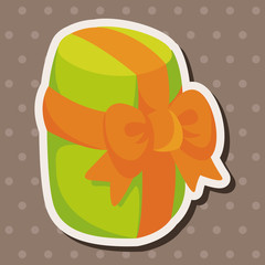 Christmas gifts theme elements