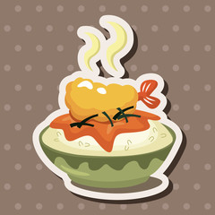 Shrimp meal theme elements