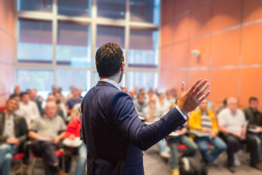 Speaker at Business Conference and Presentation.