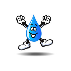 water drop cartoon