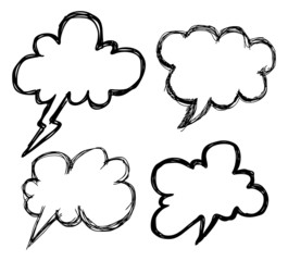 sketchy bubble speech