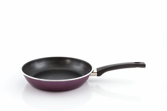 Black frying pan.