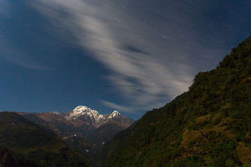 Annapurna I Himalaya Mountains in Nepal