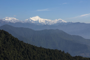 Annapurna I Himalaya Mountains in Nepal