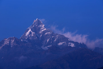 Machhapuchchhre mountain - Fish Tail in English is a mountain in