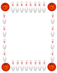 Bowling frame