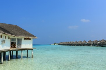 The Water villa Lagoon Maldives resort Landscape