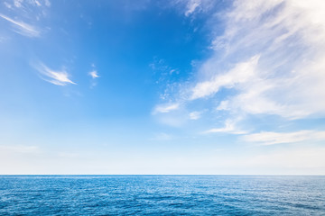 sea and blue sky