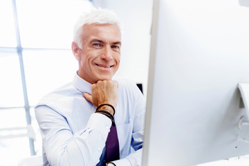 Another office day in front of computer