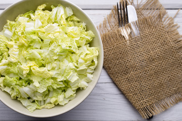 Lettuce. Vegetarian food, light snacks.