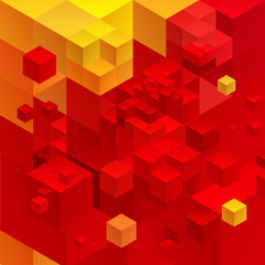Cubic abstract background.