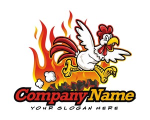 chicken run image vector