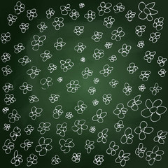 Hand drawn chalk style illustration