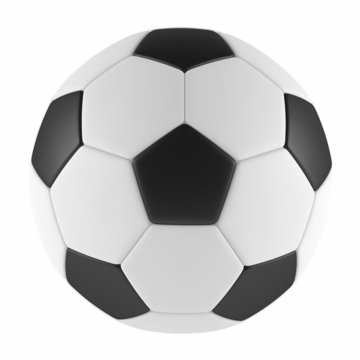 Football ball isolated