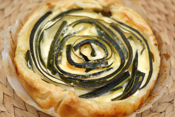 Torta rustica di zucchine