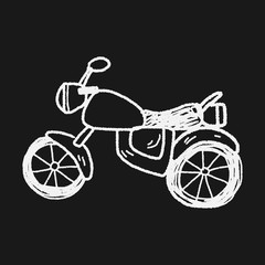 Fototapeta na wymiar motorcycle doodle