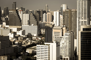 Fototapeta na wymiar Bangkok Skyscrapers