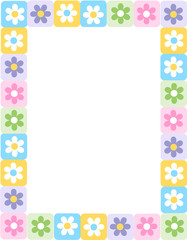 Floral frame spring