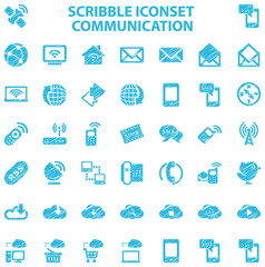 Scribble Iconset Communication