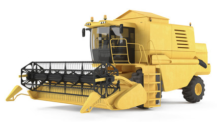 Obraz premium combine-harvester isolated
